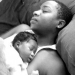 telle and baby sleepin