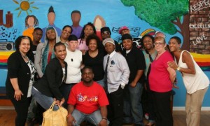 Comedian Wanda Sykes with Ruth Ellis Center youth