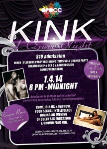 KINK! A Queer Night of Sex Education and Exploration (Greensboro, NC) @ Empire Room | Greensboro | North Carolina | United States