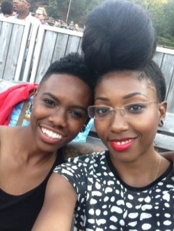 Domineque and her partner