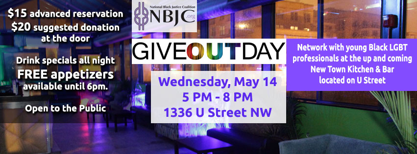 NBJC Give OUT Day Networking Happy Hour (Washington, DC)  @ New Town Kitchen & Bar | Washington | District of Columbia | United States