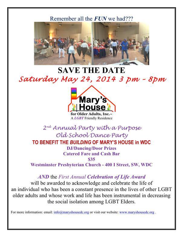 Mary's House 2nd Annual Party with a Purpose (Washington, DC) @ Westminster Presbyterian Church | Washington | District of Columbia | United States