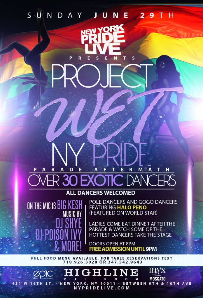 NY Pride Live's Grand Finale at Highline Ballroom (New York City) @ Highline Ballroom | New York | New York | United States